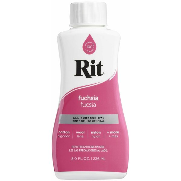 Rit Dye FUSCHIA -DYE LIQUID RIT 8-88120